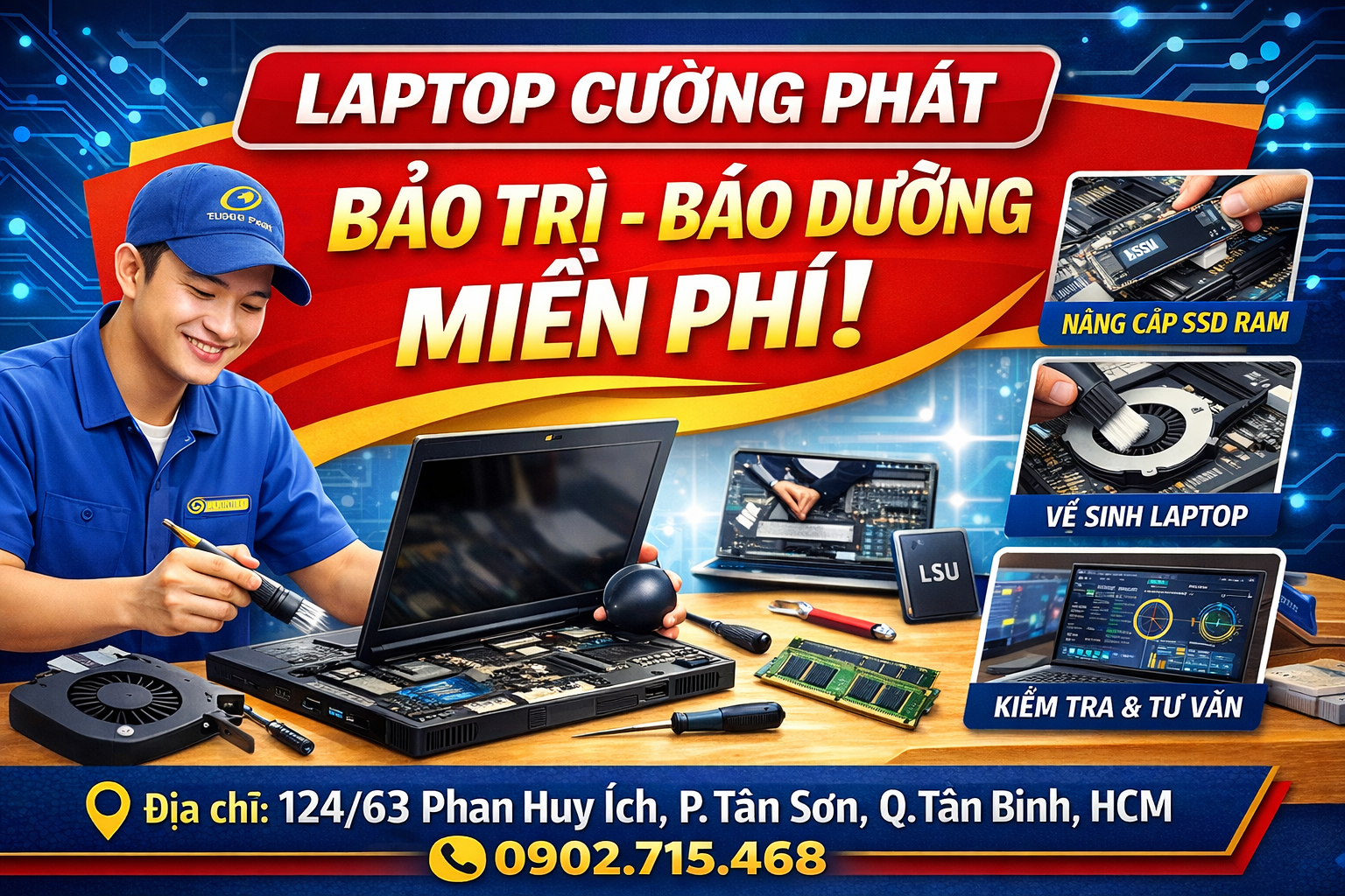 địa chỉ ban laptop uy tín hcm